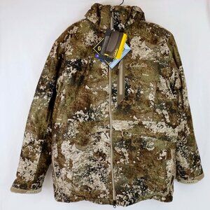 Cabella's Quiet Pack Rain Parka Insulated Strata MT050 Whitetail Extreme Jacket